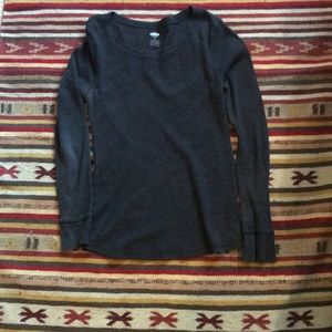 Charcoal grey old navy thermal long sleeve